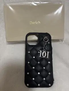Darich キルティングビジューDDチャームiPhoneケースiPhone15のサムネイル