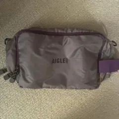 AIGLE ボディバッグ グレー