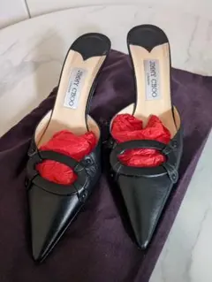 最終値下げJIMMY CHOO ミュール 7/11まで出品 - メルカリ