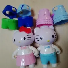 ハローキティ フィギュア 2体セット　着せ替え