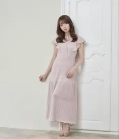 RoseMuse ロゼミューズ crochet knit o/p pink - メルカリ