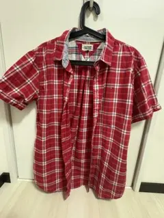 HILFIGER DENIM 半袖チェックシャツ レッドのサムネイル