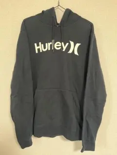 Hurley X パーカー　フーディー　ブラック　ロゴプリント　Mサイズ