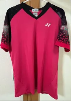 YONEX ヨネックスゲームシャツ 赤 宇宙柄 サイズL 期間限定6/7まで