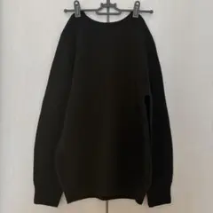 UNIQLO 長袖ブラックニットセーター