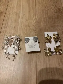 イヤリング 3点セット