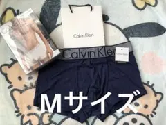 メンズ　M紺色　Calvin Klein ボクサーパンツ　ボクサーブリーフのサムネイル