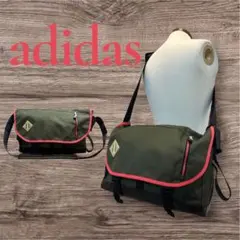 アディダス　adidas メッセンジャーバッグ スポーツバック　オリーブグリーン
