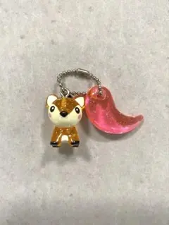 【平成レトロ】奈良ご当地キーホルダー＊鹿と勾玉