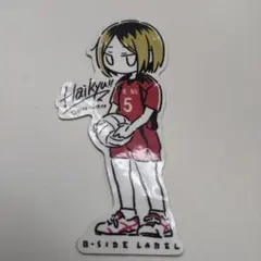 狐爪研磨　デフォルメ ハイキュー！！ ステッカー B-SIDE LABEL