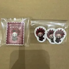 僕のヒーローアカデミア 切島鋭児郎 切手風アクリルステッカー フレークシール