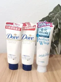 ダヴ モイスチャーフォーム 洗顔料150g＆パーフェクトホイップ　ホワイトクレイのサムネイル