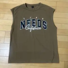 SHEIN ノースリーブトップス Lサイズ ブラウンのサムネイル