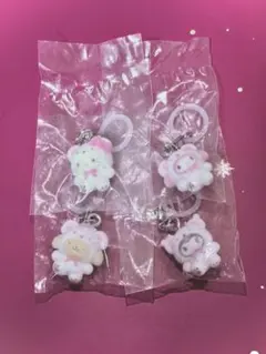 サンリオキャラクターズ めじるしアクセサリー ふわふわスノー まとめ売り