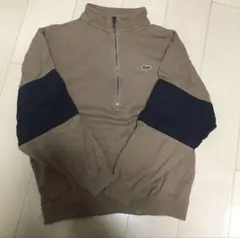 vainl archive lacoste b&y ハーフジッププルオーバー