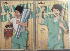 ハイキュー ペイントスーツ ポストカード フォトカード 及川徹 岩泉一 セット