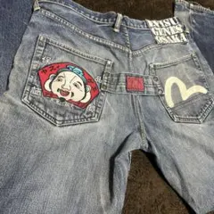 激レア　エヴィス　EVISU　大阪　カモメ　刺繍 　ストリート　ラッパー着用