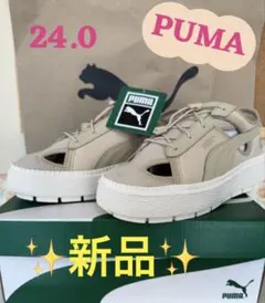【新品】PUMA プラットフォーム トレース ライト ミュール 24.0cmのサムネイル