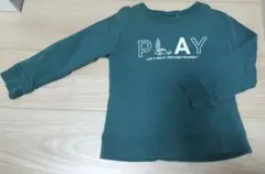 グローバルワーク　ダークグリーン トレーナー L