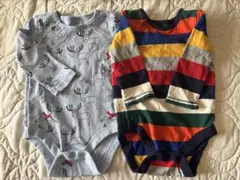 2枚セット　ベビー　ギャップ　ロンパース　3-6months 長袖