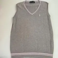 EAST BOY ベージュVネック スクールベスト　サイズ11