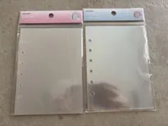 メリング MERING A7 シール台紙 2種セット　透明　ワイド