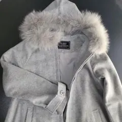 VICKY カシミヤ ウール ファー コートのサムネイル