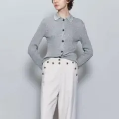 6(ROKU) LAME SHIRT CARDIGAN カーディガンのサムネイル