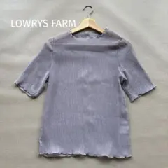 LOWRYS FARM ローリーズファーム　半袖　シースルーカットソー　パープルのサムネイル