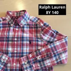 新品 ラルフ キッズ シャツ マドラス チェック 長袖 140