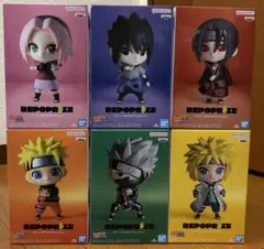 ナルト　REPOPRIZEフィギュア　6体セット NARUTO-ナルト- REPOPRIZE フィギュア ⑥種セット はたけカカシ うちは