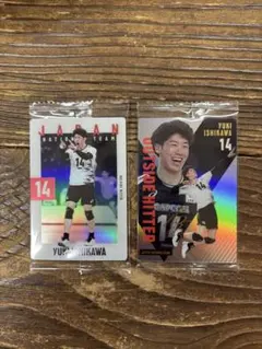 男子バレー日本代表 ツインウエハース 石川祐希 ノーマル レア