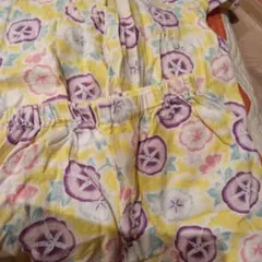 花柄 ベビー甚平 90㌢　朝顔柄
