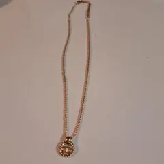 新品【Christian Dior】ロゴモチーフネックレス