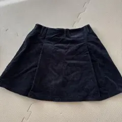 GU コーデュロイブラック プリーツスカート Sサイズ 2026年