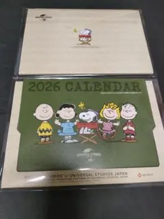 スヌーピー卓上カレンダー2026SNOOPY
