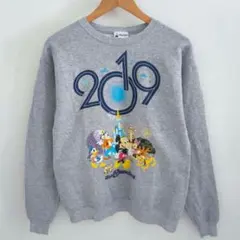 【WDW】ディズニー 2019 ミッキー スウェット グレー S
