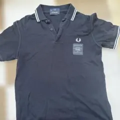 FRED PERRY ブラック ポロシャツ サイズ8 プリーツ - メルカリ