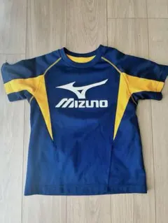お値下げしました！MIZUNO キッズ Tシャツ 120 ネイビー×イエロー
