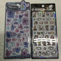 スティッチ　SNOOPYシール　2枚セット