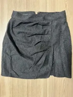 EMODA 黒 フロントタックミニスカート Mサイズ【値下げ】