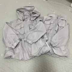 【2枚セット】petit main ライトグレー ジャケット 90㎝