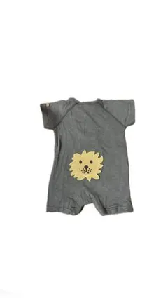 petlt maln ライオンプリント　ロンパース 70