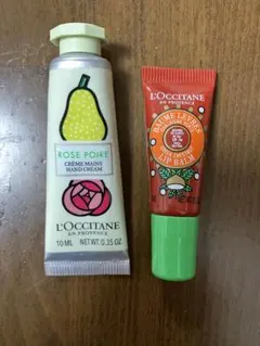 L'Occitane ROSE POIRE ハンドクリーム & リップバーム