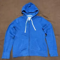 MOSSIMO フルジップパーカー Lサイズ 青　ヴィンテージ　男女兼用のサムネイル