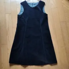 ポンポネット 150cm ビロード生地 ジャンパースカート