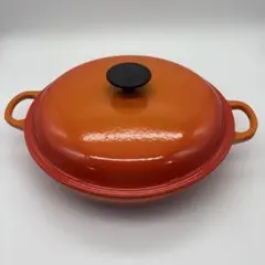 ルクルーゼ クーザンス デュッフ オーバル 両手鍋 ホーロー オレンジ