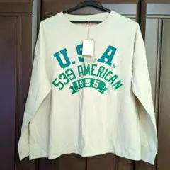 お値下げ3‼️CUBESUGAR　アイボリー 長袖 Tシャツのサムネイル