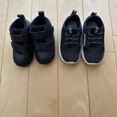 スニーカー　靴　14.5cm ニューバランス アシックス 黒 asics