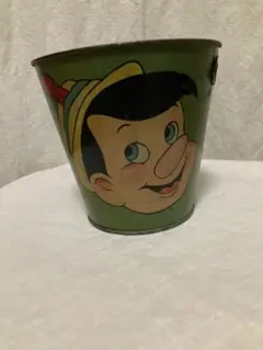 《希少品》ピノキオ　アンティークミニバケツ